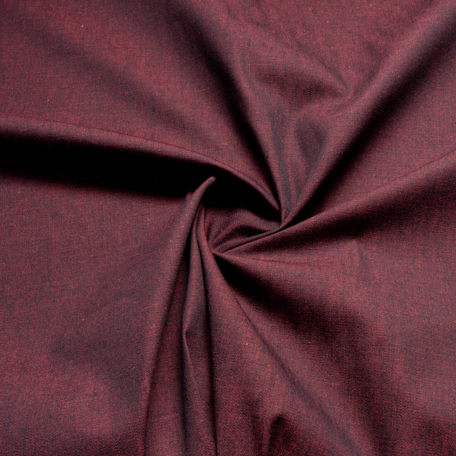 Two-Tone Red & Blue Cotton Denim