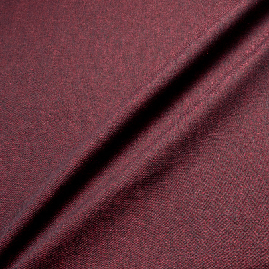 Two-Tone Red & Blue Cotton Denim