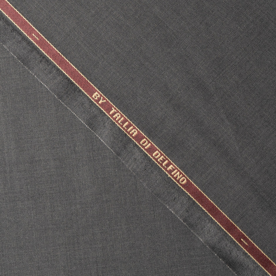 Mole Grey Super 200s Wool Suiting