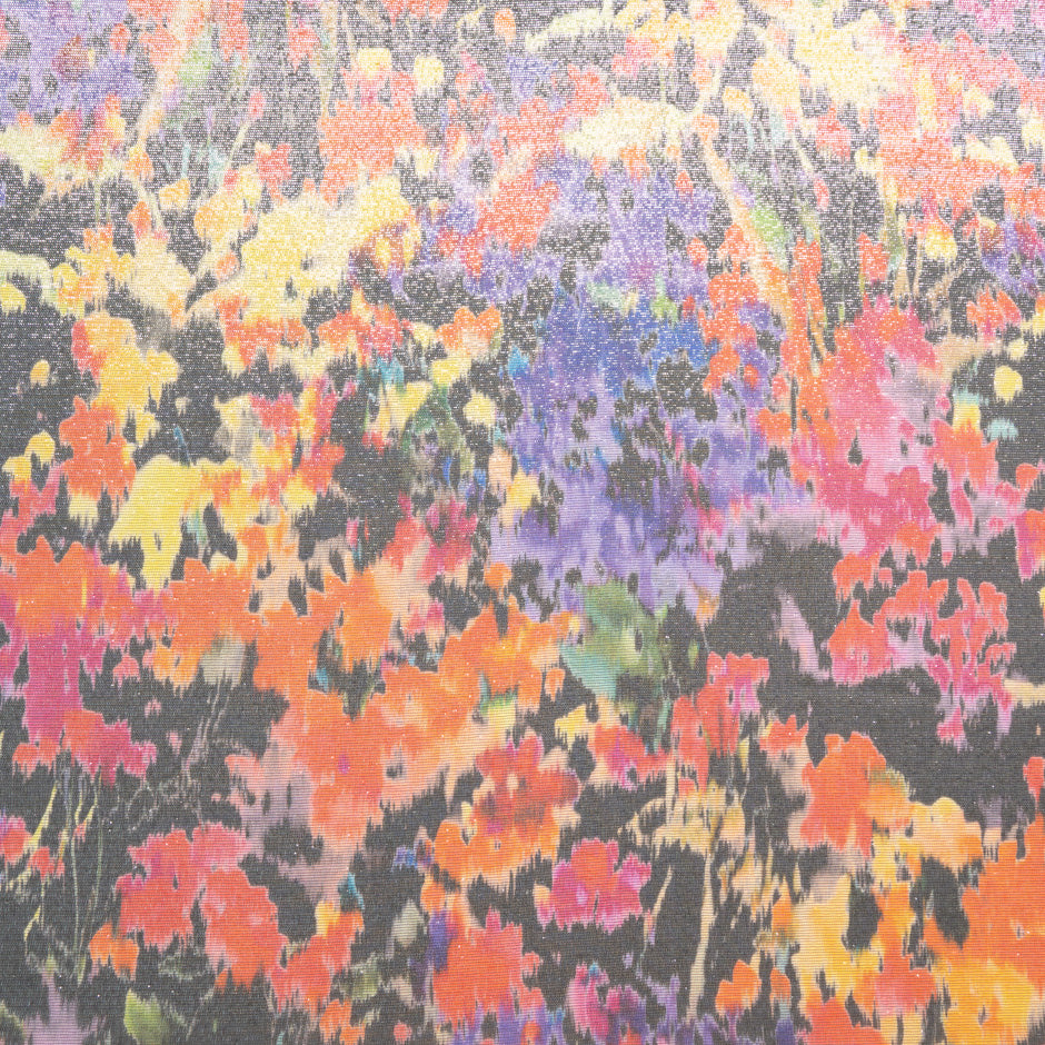 Multi-Coloured Silk Lamé