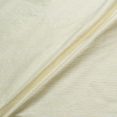 Yellow & White Striped Silk Shantung