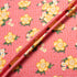 Yellow Floral Printed Red Spotted Cotton