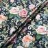 Rose Printed Midnight Blue Cotton