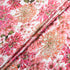 Coral Pink Floral Printed Pure Silk Crêpe