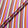 Vibrant Coloured Striped Pure Silk Twill
