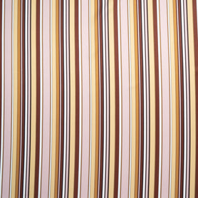 Vanilla, PInk & Brown Striped Pure Silk Twill