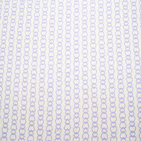 Lilac Heart Printed Silk Cloqué