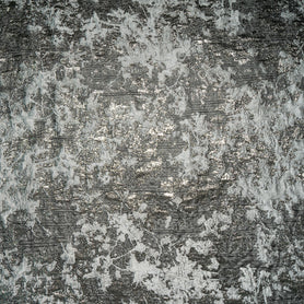 Pewter Grey Metallic Silk Blend Cloqué