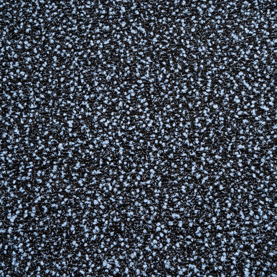 Sky Blue 'Knotted' Microfibre Bouclé