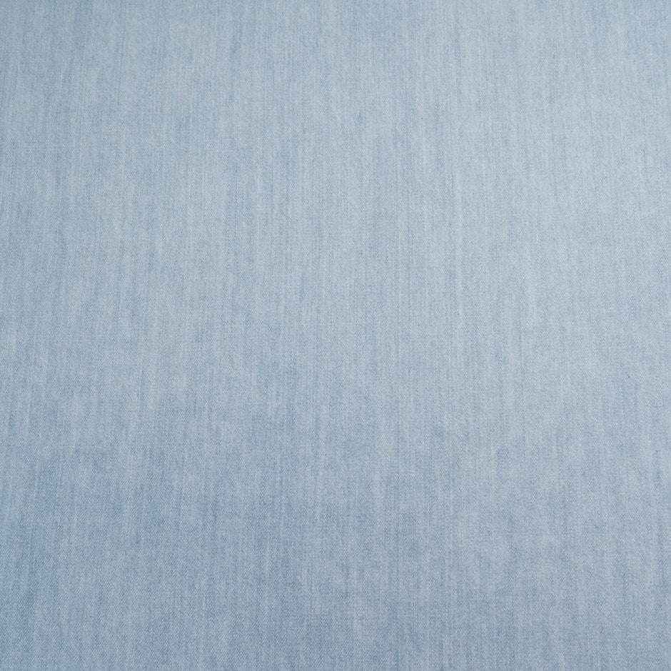 Light Blue Washed Cotton Denim