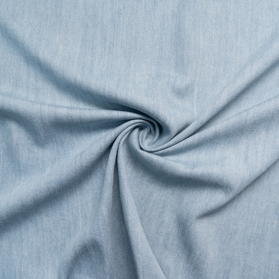 Light Blue Washed Cotton Denim