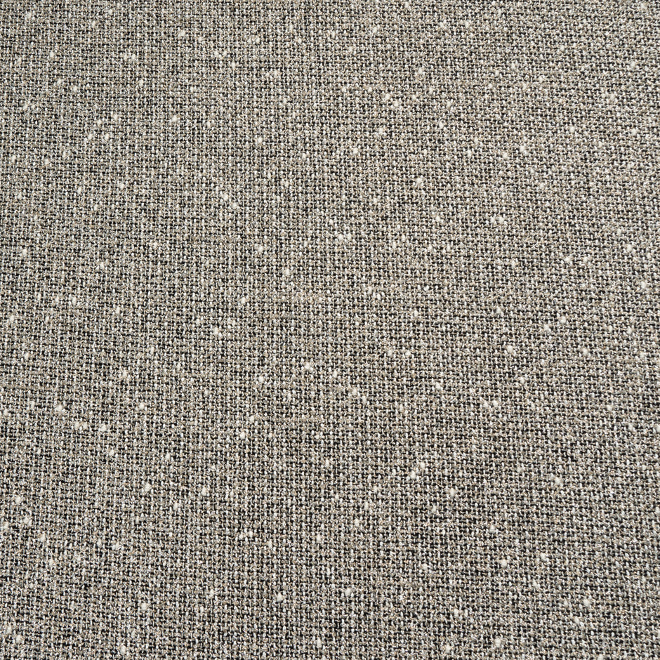 Black, Ivory & Gold Metallic Wool Blend Bouclé
