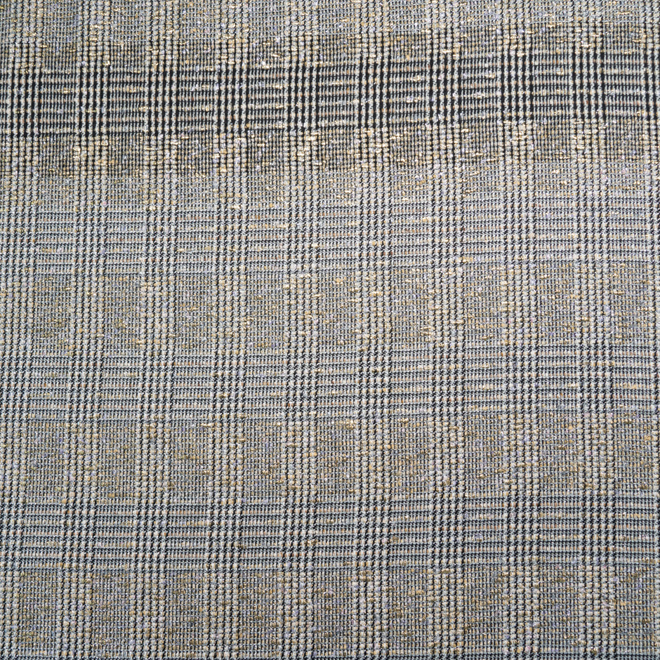Light Gold Lurex Prince of Wales Bouclé