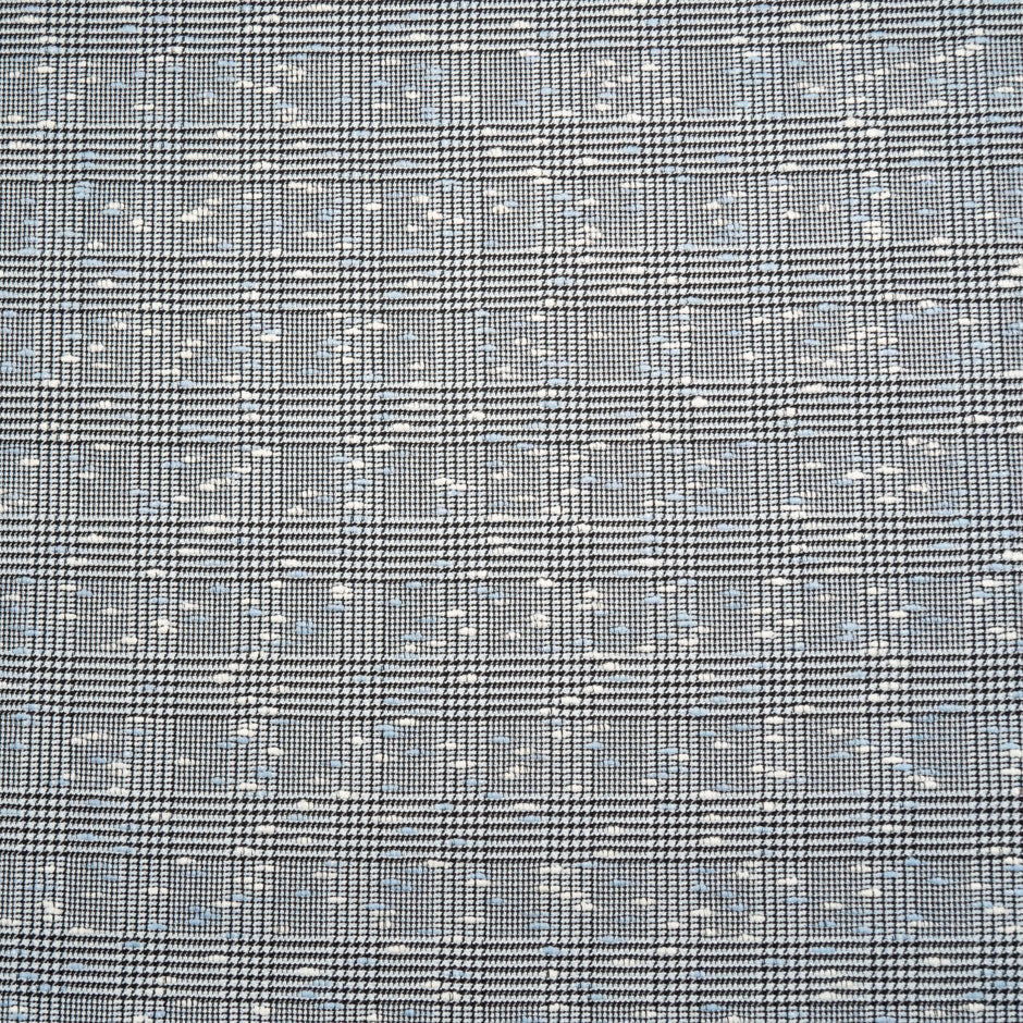 Monochrome Wool Blend Prince of Wales Check