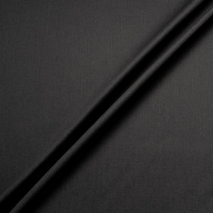 Black Double Dyed Stretch Cotton Denim