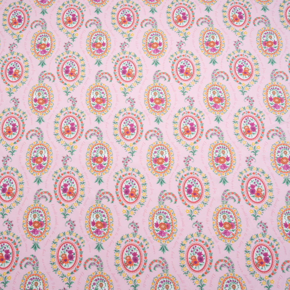 Pink 'Love Poem A' Liberty Cotton Tana Lawn