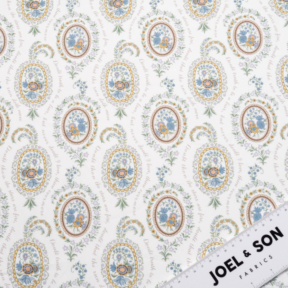 'Love Poem A' Liberty Cotton Tana Lawn