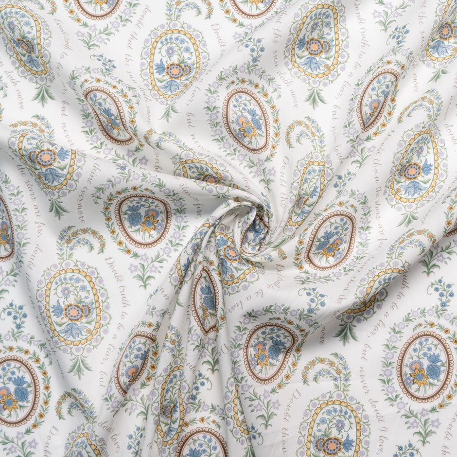 'Love Poem A' Liberty Cotton Tana Lawn