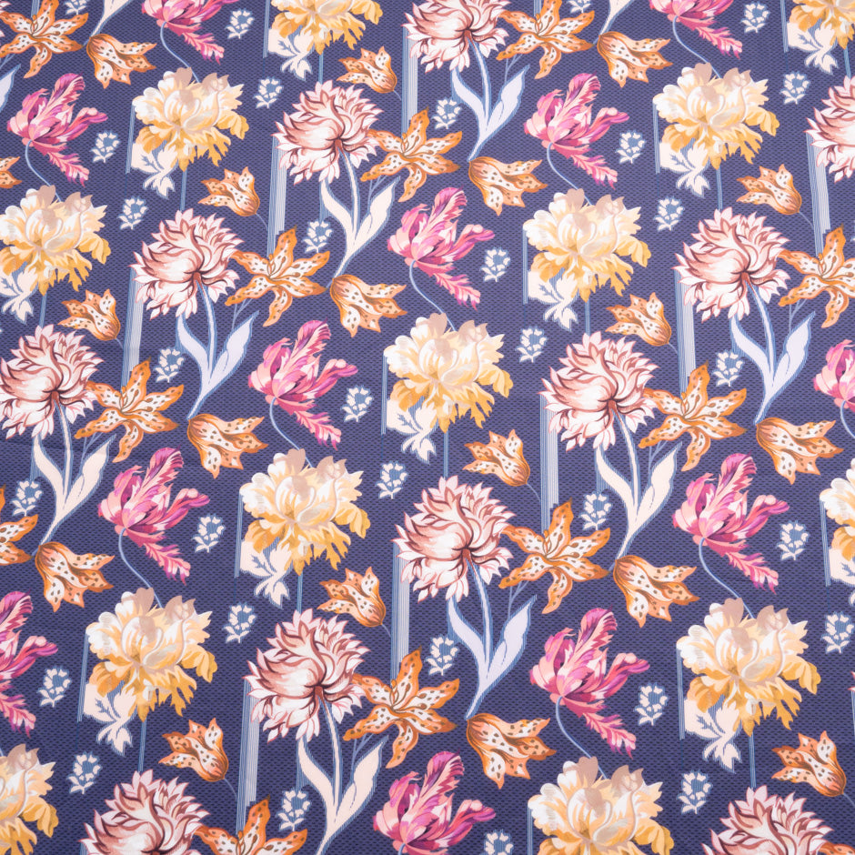 Blue 'Bettina Bloom' Liberty Cotton Tana Lawn
