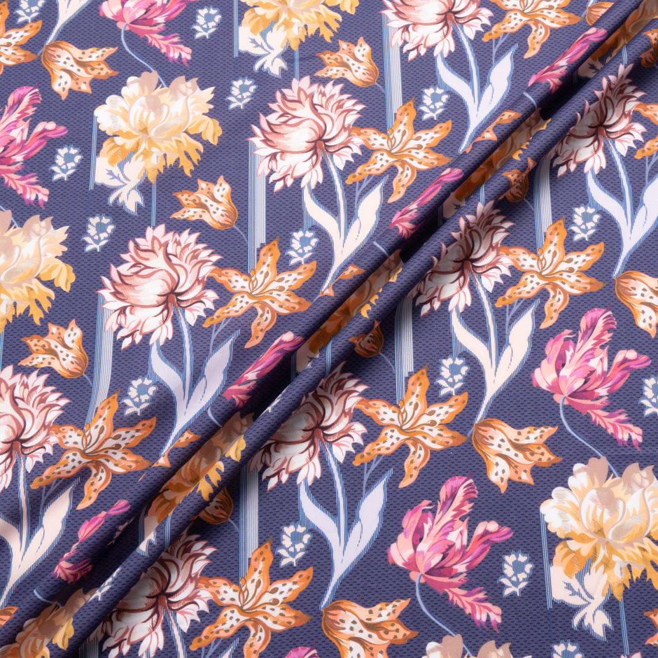 Blue 'Bettina Bloom' Liberty Cotton Tana Lawn