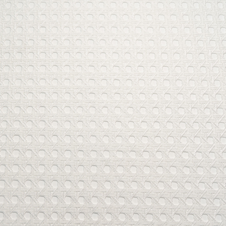 White 'Wicker' Woven Guipure Lace