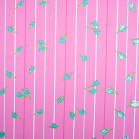 Rose Printed Candy Pink Luxury Pure Cotton