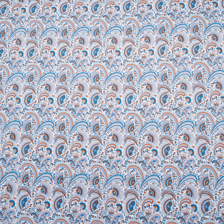 Blue 'Javinder' Liberty Cotton Tana Lawn