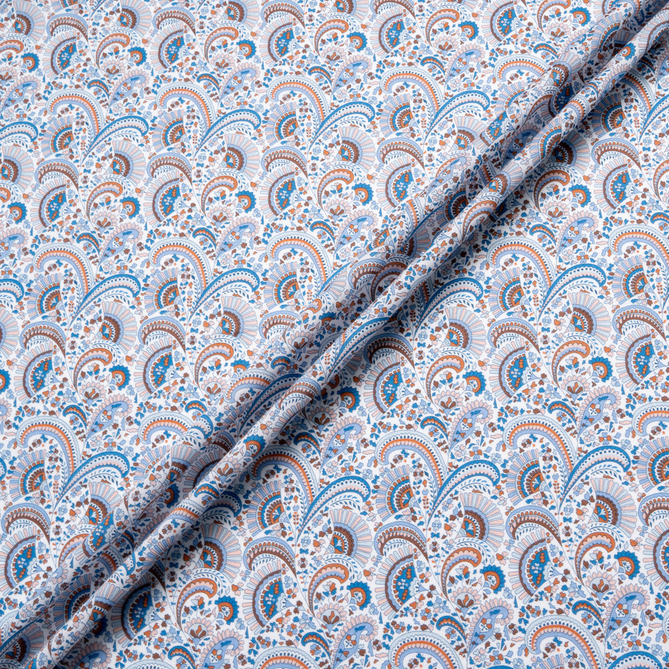 Blue 'Javinder' Liberty Cotton Tana Lawn