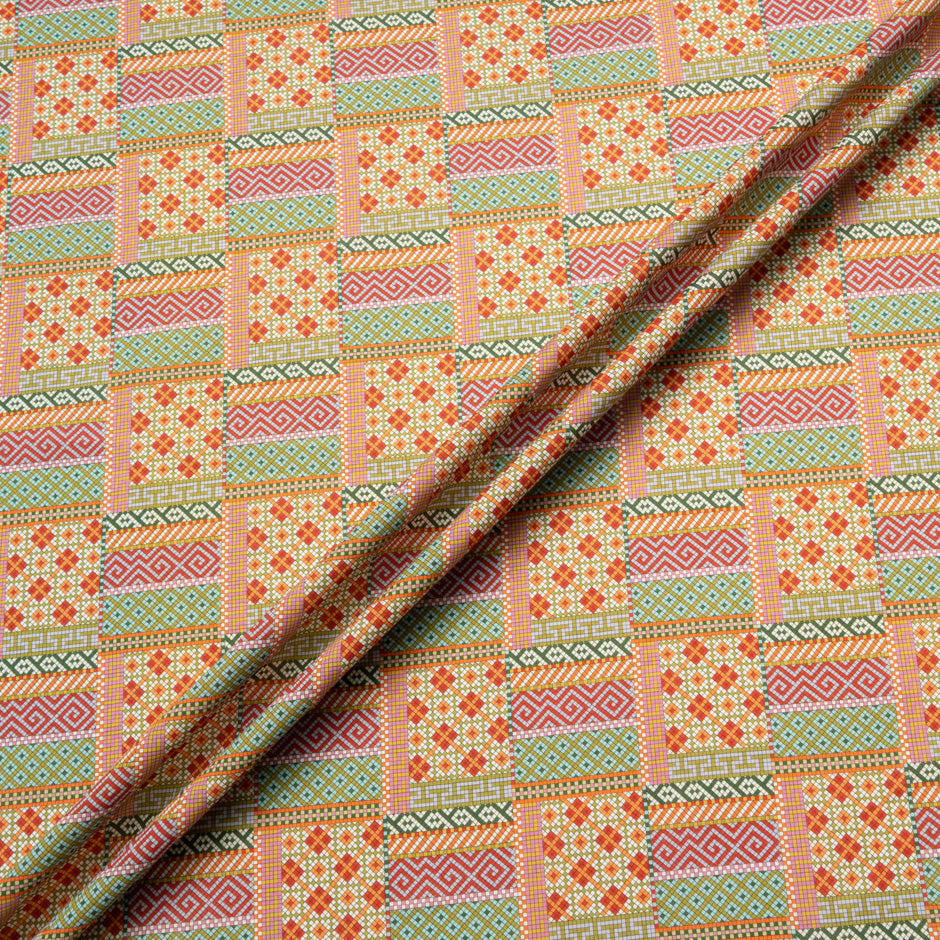 'Mosaics' Printed Liberty Cotton Tana Lawn
