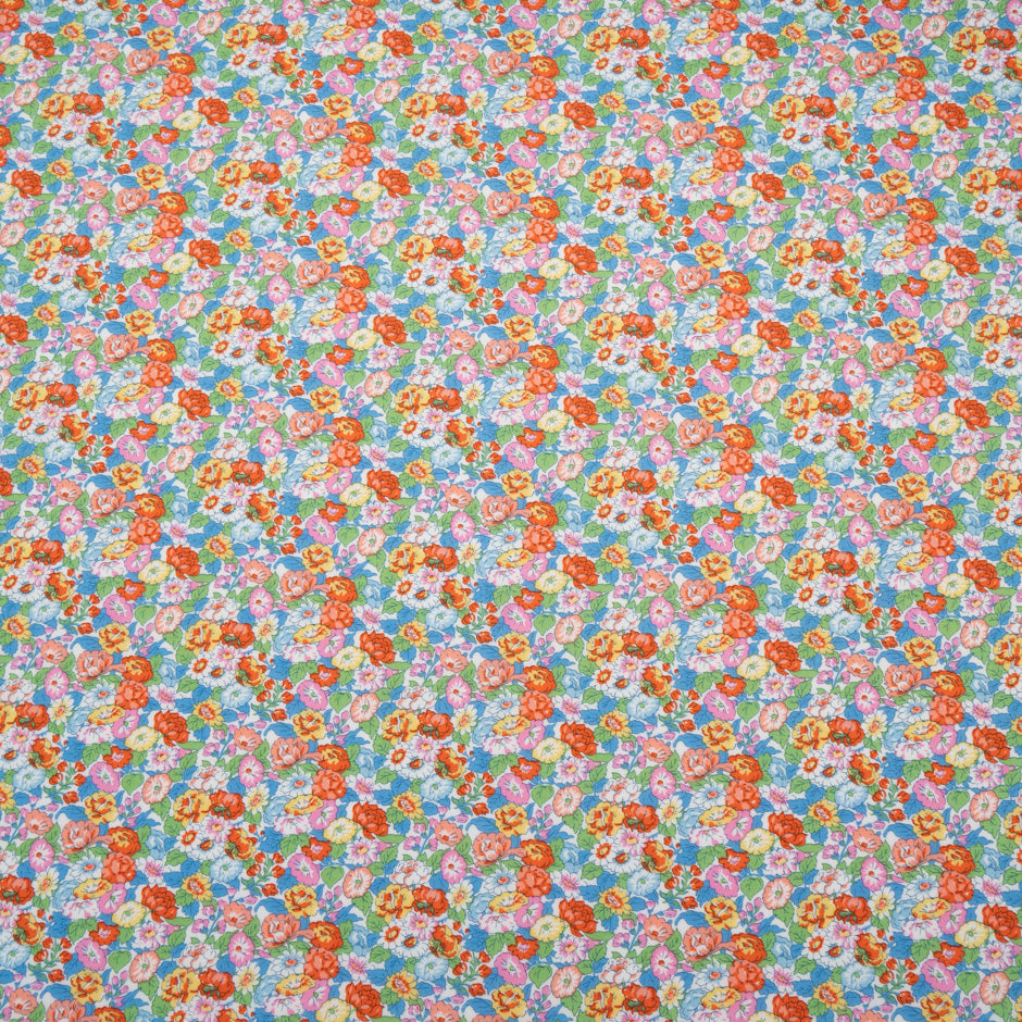 Multi 'Leontyne Dream' Floral Liberty Cotton Tana Lawn (A 2m Piece)