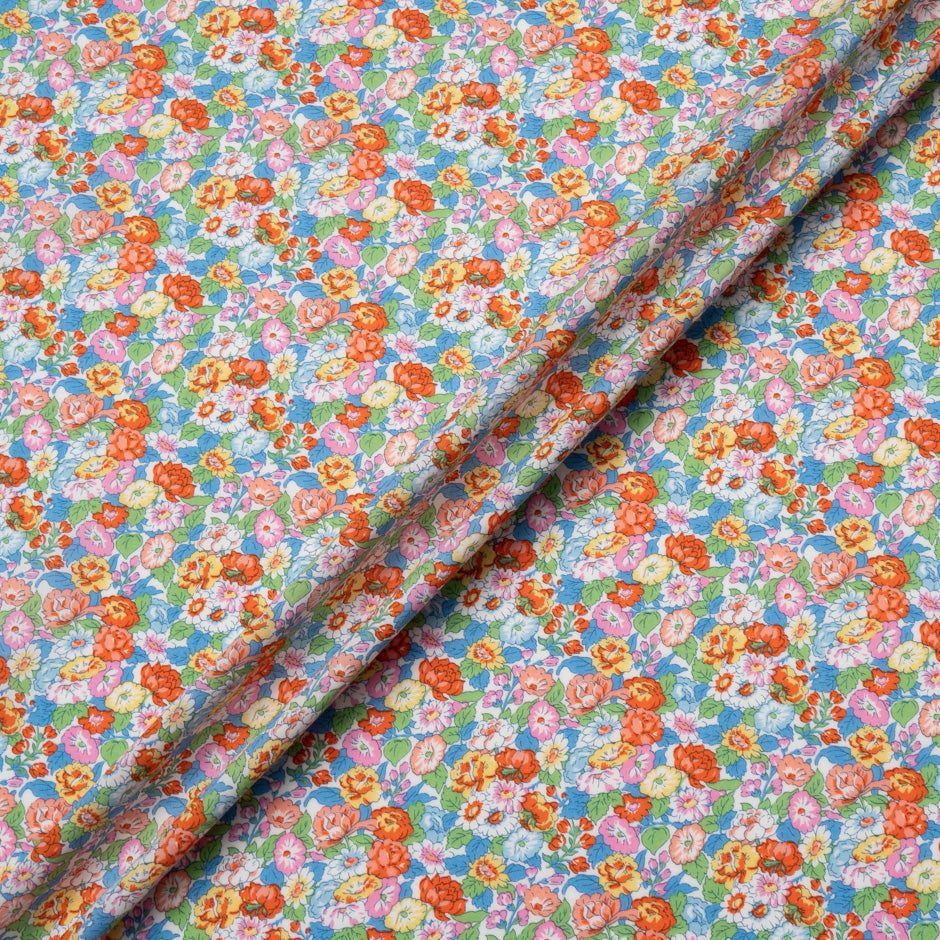 Multi 'Leontyne Dream' Floral Liberty Cotton Tana Lawn (A 2m Piece)