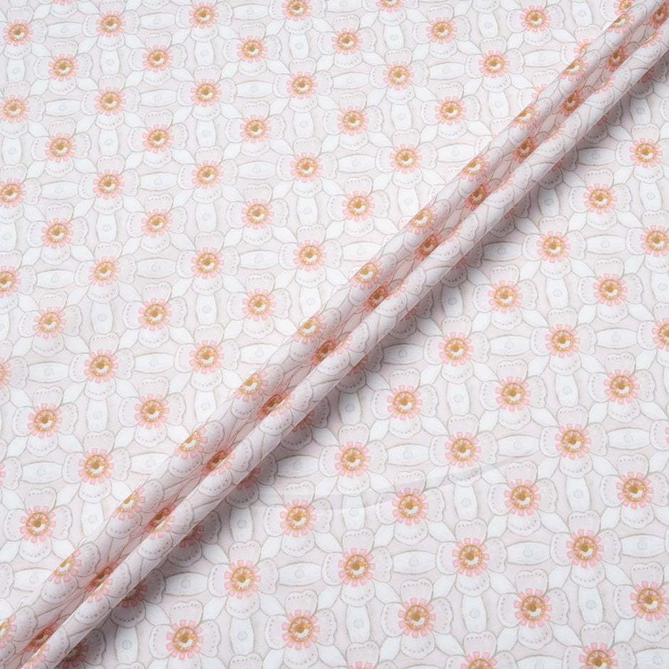 Pink 'Royal Jewel' Floral Liberty Cotton Tana Lawn