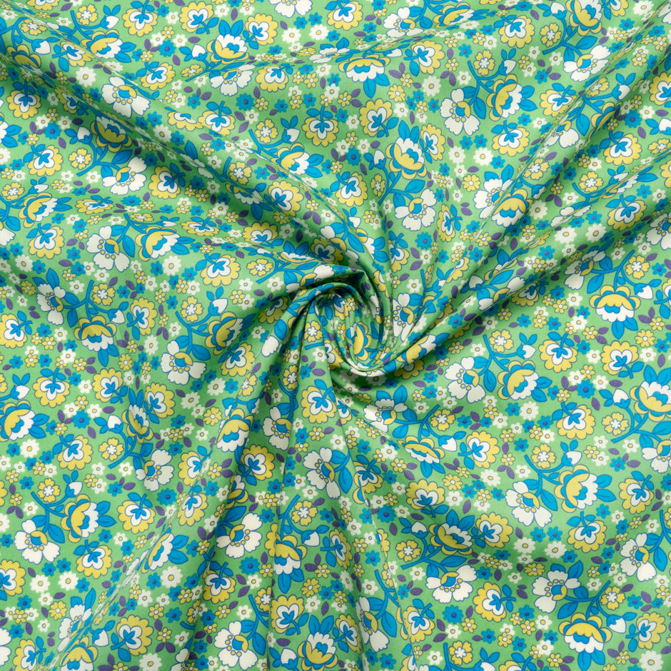 'Dancing Posies' Liberty Cotton Tana Lawn