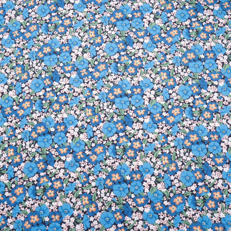 Blue 'Gabriella Gisou' Liberty Cotton Tana Lawn