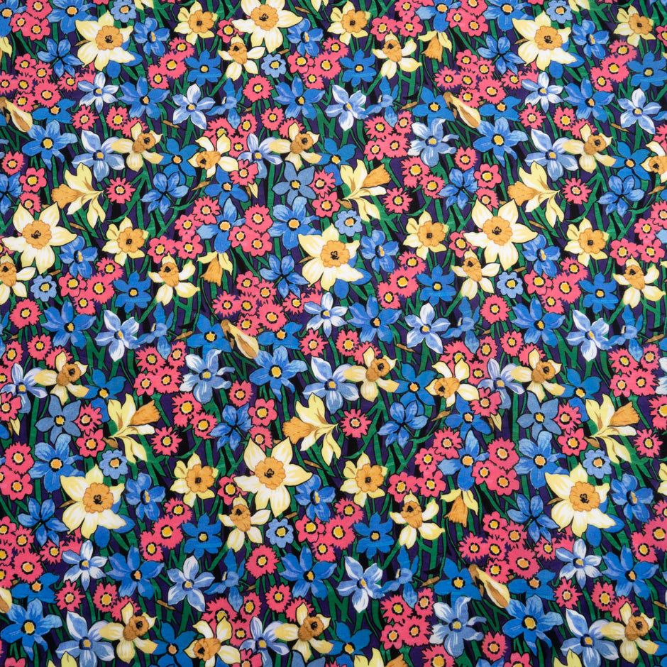 Multi 'Daffodil Days' Liberty Cotton Tana Lawn