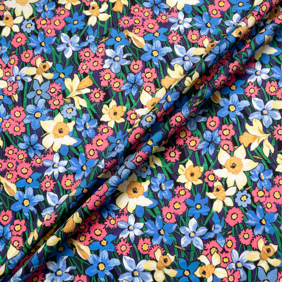 Multi 'Daffodil Days' Liberty Cotton Tana Lawn