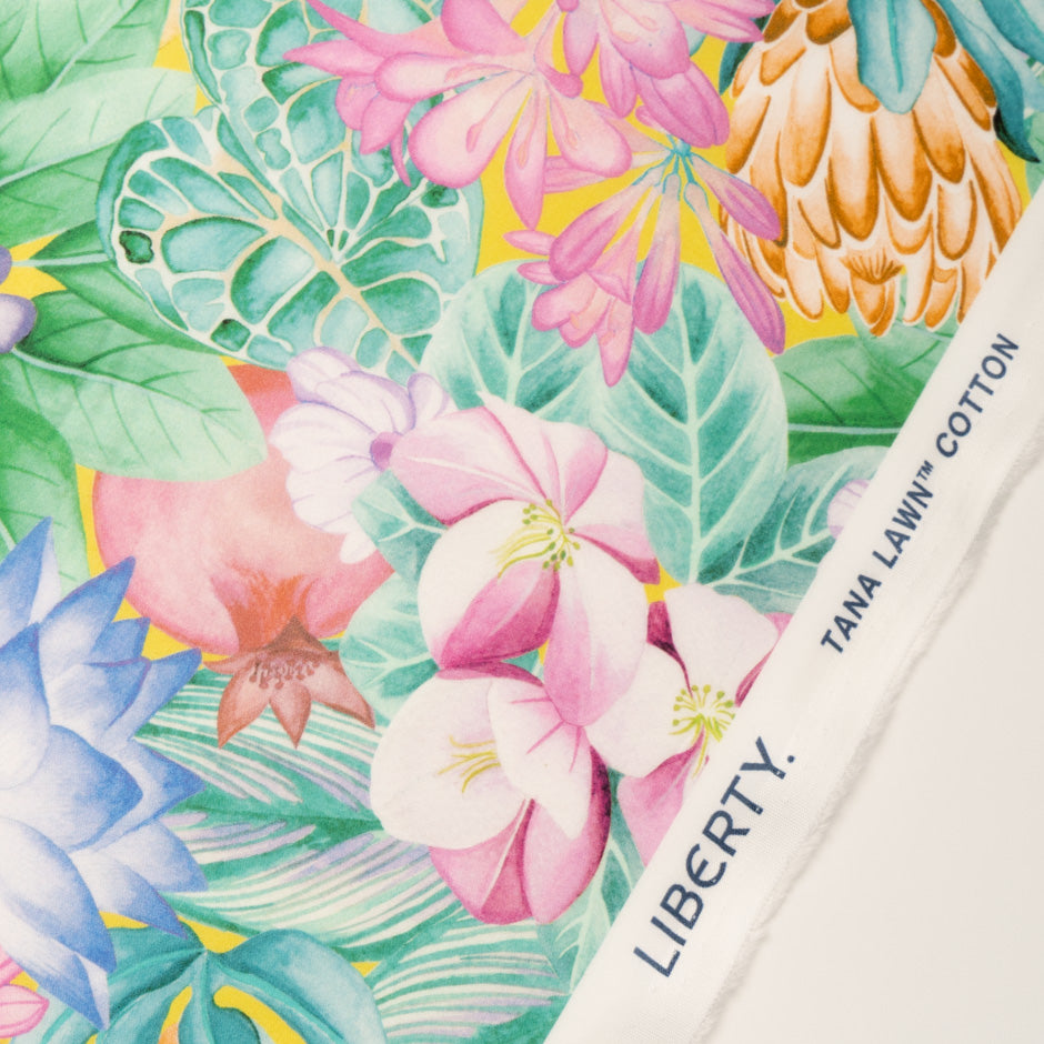 Multi 'Poppy & Freddie' Liberty Cotton Tana Lawn