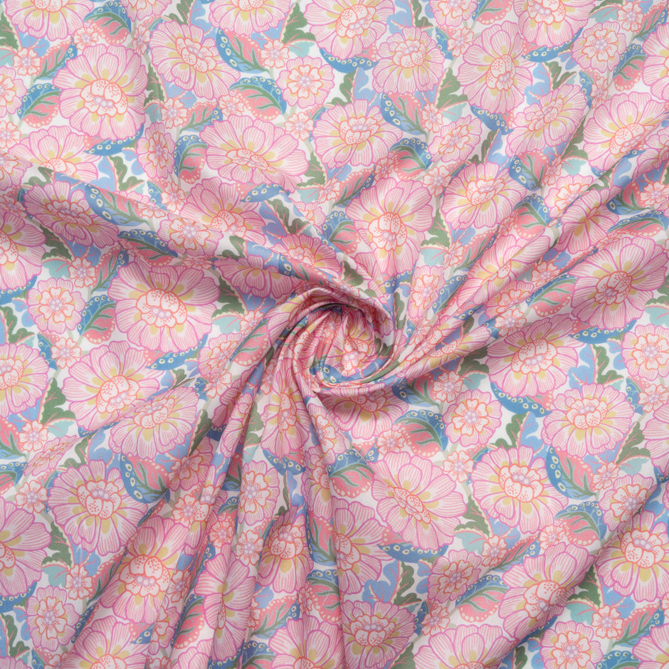 Pink 'Clifford Street' Liberty Cotton Tana Lawn