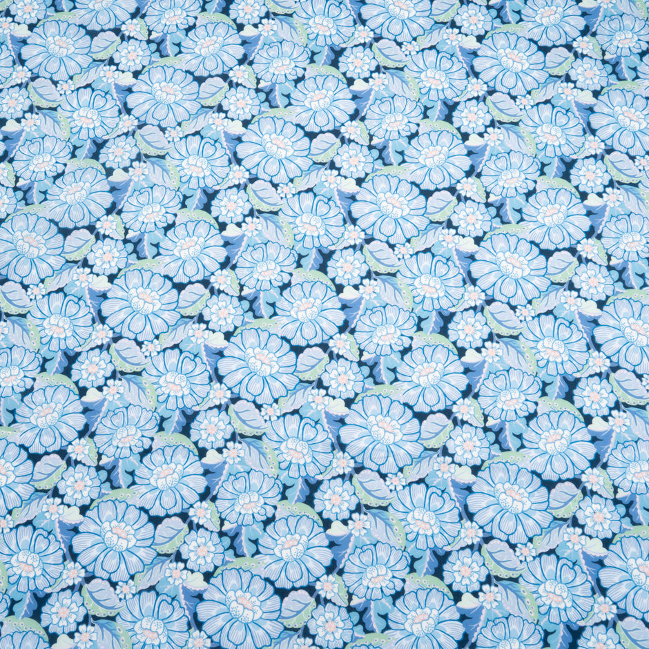 Blue 'Clifford Street' Liberty Cotton Tana Lawn