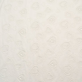 Off-White Heart Embroidered 'St Gallen' Cotton Anglaise