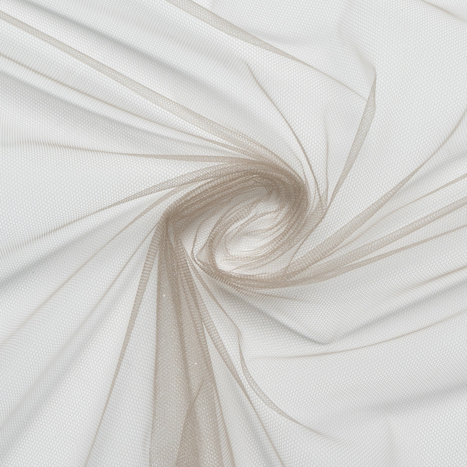 Soft Tobacco Illusion Tulle