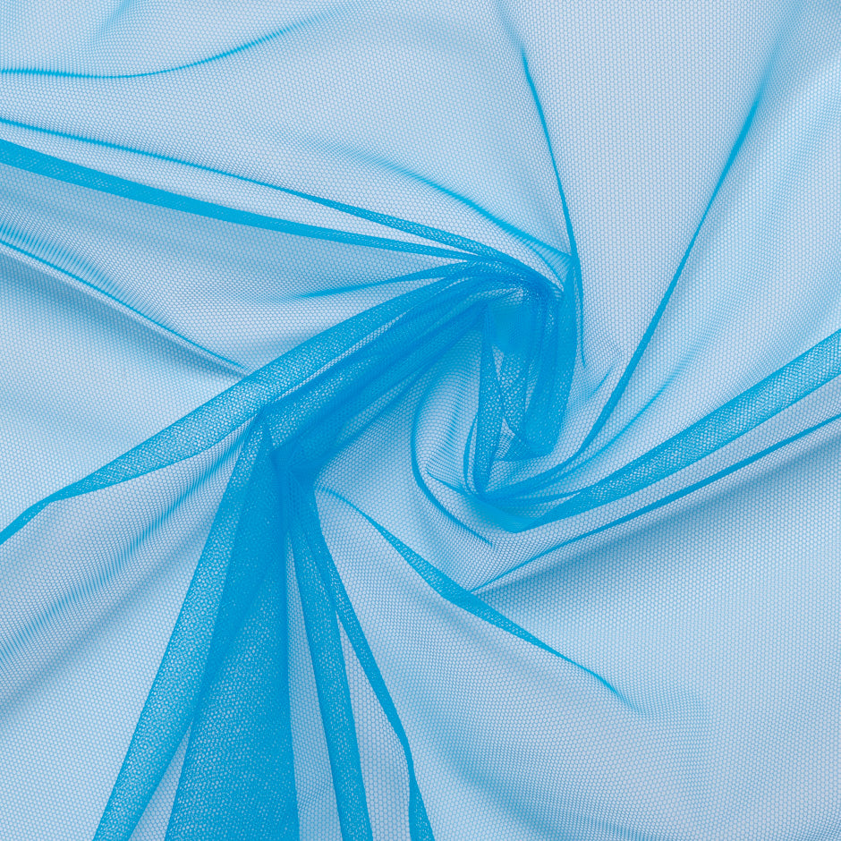 Turquoise Blue Polyamide Tulle