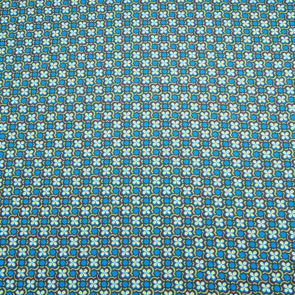 Blue 'Clementine Daisy' Liberty Cotton Tana Lawn