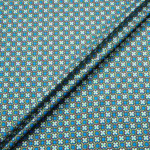 Blue 'Clementine Daisy' Liberty Cotton Tana Lawn