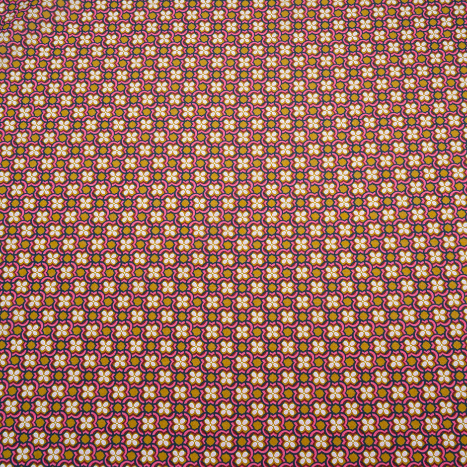 Pink 'Clementine Daisy' Liberty Cotton Tana Lawn