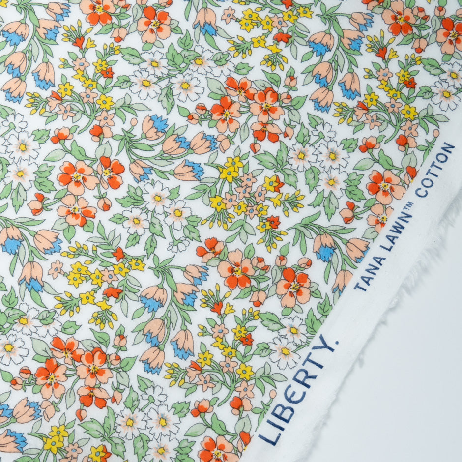 Multi 'Nazanin' Floral Liberty Cotton Tana Lawn