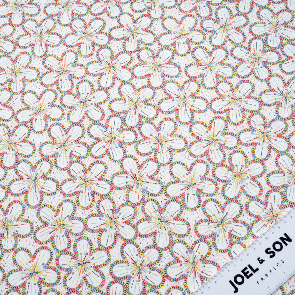 Multi 'Sequin Scatter' Liberty Cotton Tana Lawn