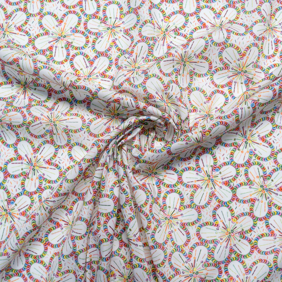 Multi 'Sequin Scatter' Liberty Cotton Tana Lawn