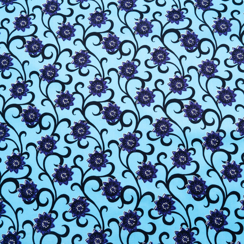Geometric Floral Printed Pure Cotton