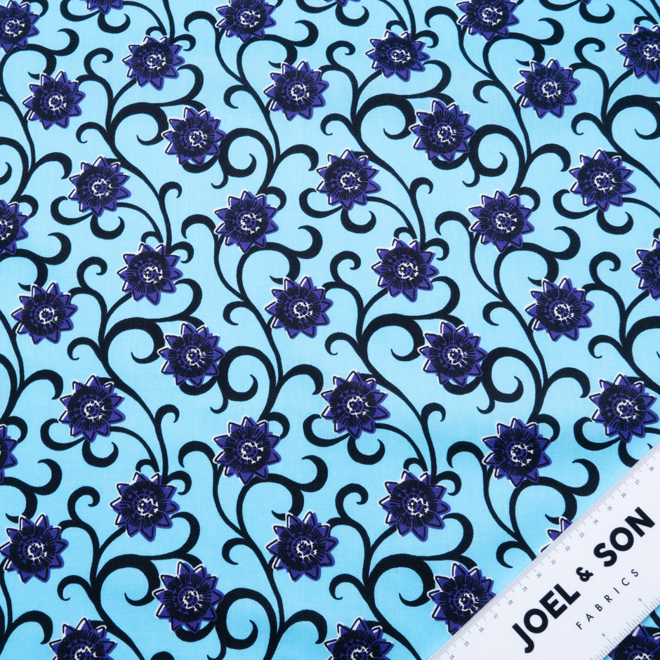 Geometric Floral Printed Pure Cotton